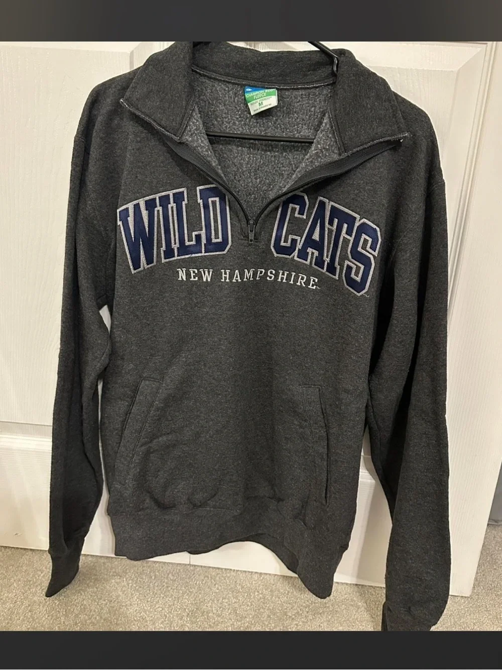 Champion Dark Gray Quarter-Zip Wildcats Pullover